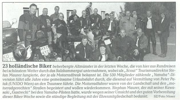 YDCN YDIM1999 in Salzgammergut Zeitung